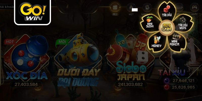 Mini game trả thưởng nhanh và lớn tại cổng game